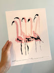The Flock of Flamingos