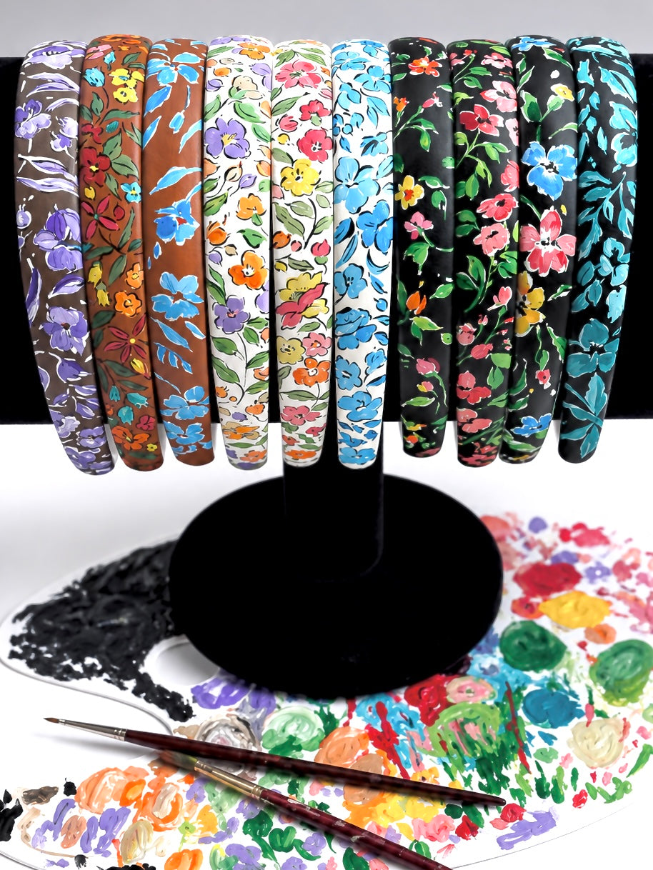 The Poppy & Violet Floral Headband