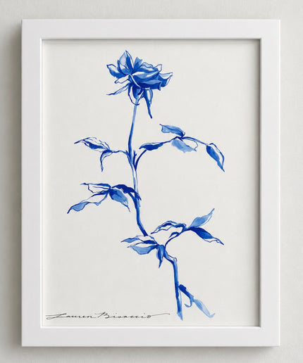 Porcelain Blue Roses 001