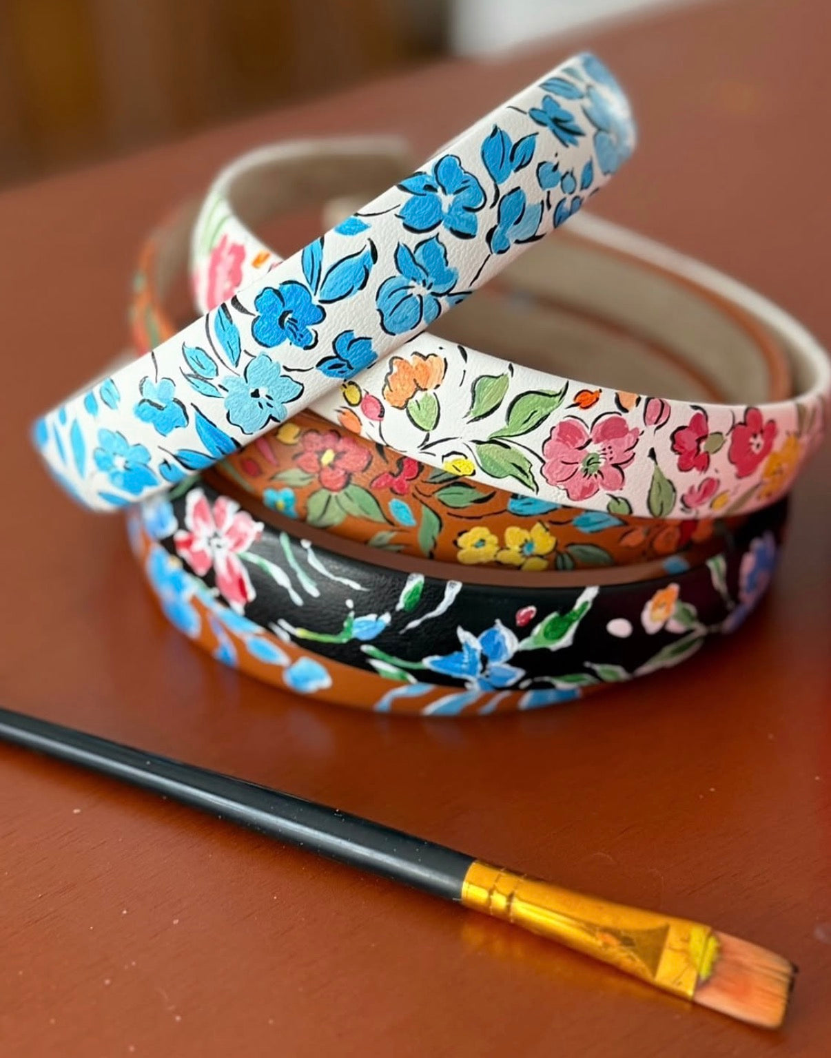 The Liberty Blue Floral Headband