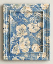 Vintage Blue Floral