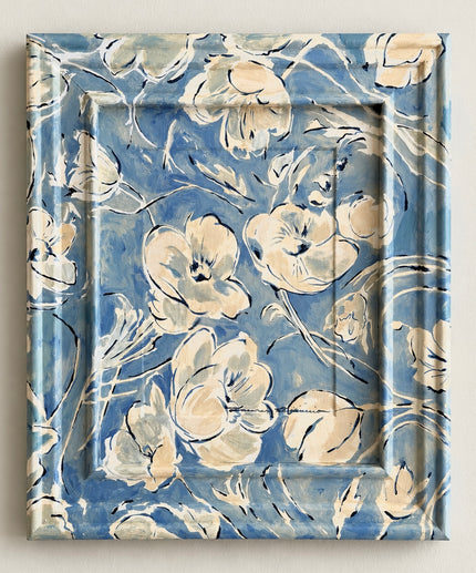 Vintage Blue Floral